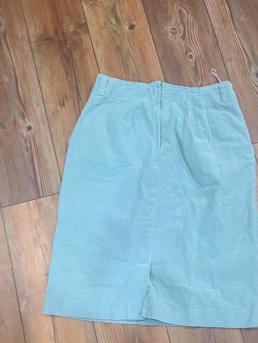 Cabin Creek Teal Pencil Skirt - Picture 4 of 8